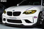 3d design f87 m2 carbon fiber front lip spoiler - iND Distribution