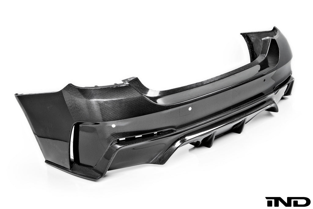 3d design f82 m4 carbon fiber rear bumper - iND Distribution