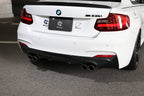 3d design f22 m sport carbon fiber rear diffuser 1 - iND Distribution