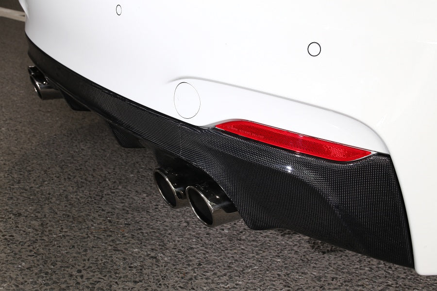 3d design f22 m sport carbon fiber rear diffuser 1 - iND Distribution