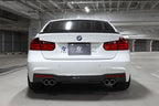 3d design f30 f31 335 m sport carbon fiber rear diffuser 1