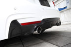 3d design f32 f36 m sport carbon fiber rear diffuser 1 - iND Distribution