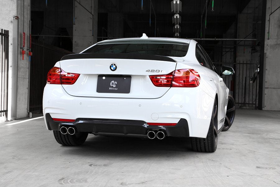3d design f32 carbon fiber trunk spoiler - iND Distribution
