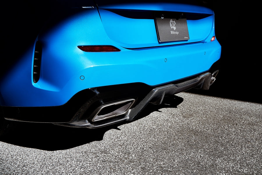 3D Design F44 M235i Carbon Fiber Rear Diffuser - iND Distribution