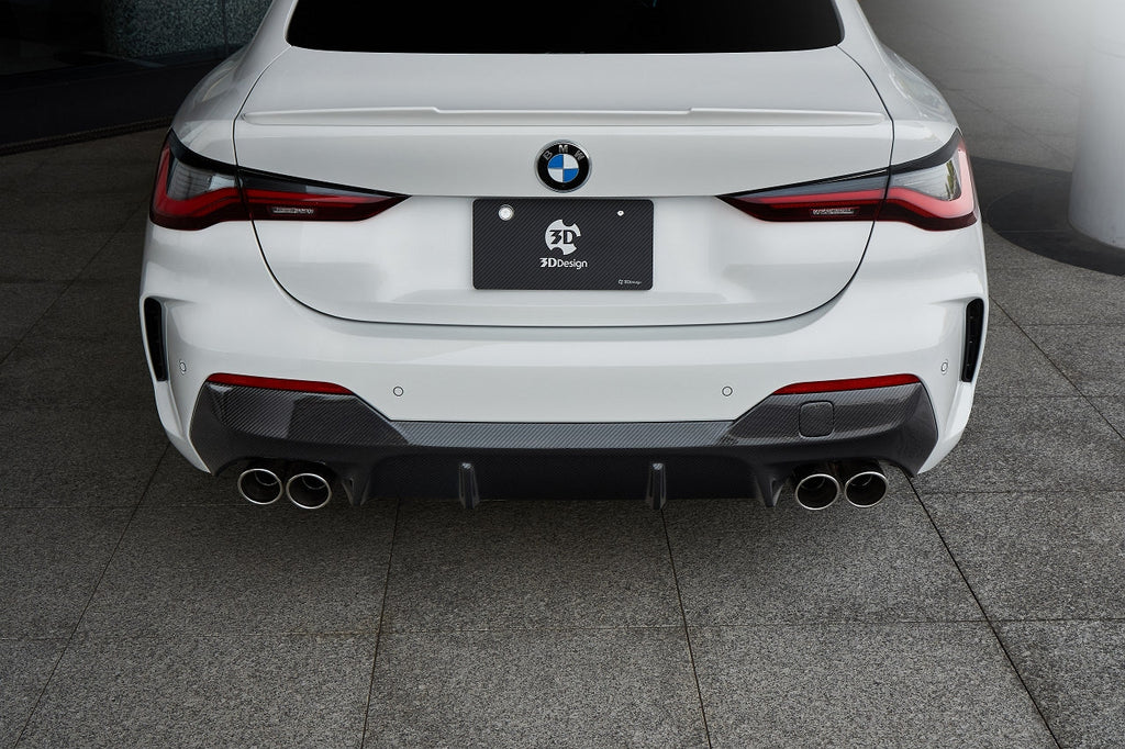 3D Design G22 G23 4 Series M Sport Carbon Rear Diffuser - iND Distribution