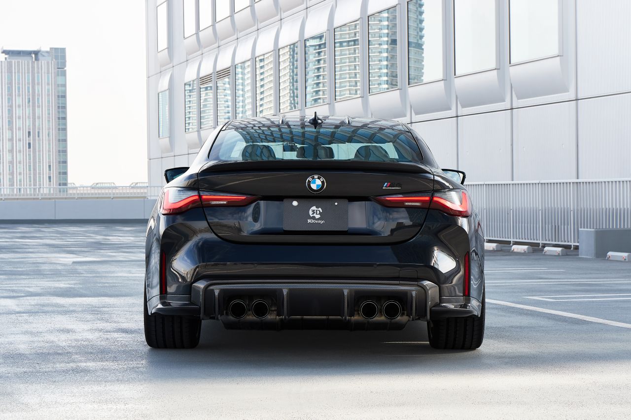 3D Design G8X M3 / M4 Carbon Rear Side Extension Set