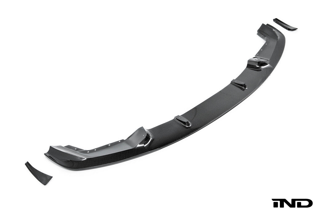 3d design f87 m2 carbon fiber front lip spoiler - iND Distribution