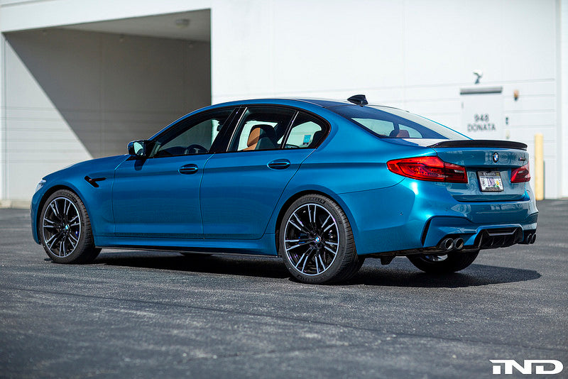 3d design f90 m5 carbon trunk spoiler 1x1 - iND Distribution