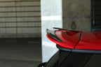3d design mini f56 jcw carbon fiber roof spoiler extension - iND Distribution
