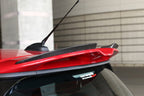 3d design mini f56 jcw carbon fiber roof spoiler extension - iND Distribution