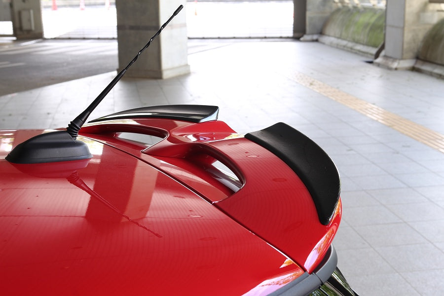 3d design mini f56 jcw carbon fiber roof spoiler extension - iND Distribution