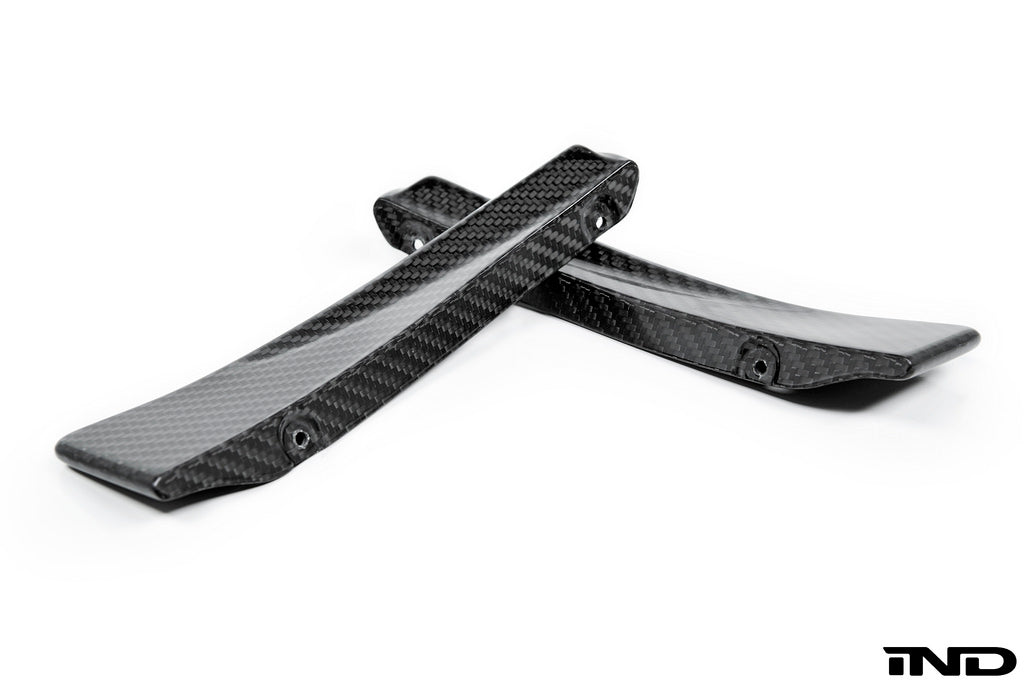 3d design f87 m2 carbon fiber bumper canards - iND Distribution