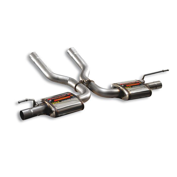 Supersprint PORSCHE CAYENNE (955 Series) Rear Exhaust Right + Left "Racing"