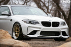 3d design f87 m2 carbon fiber front lip spoiler - iND Distribution