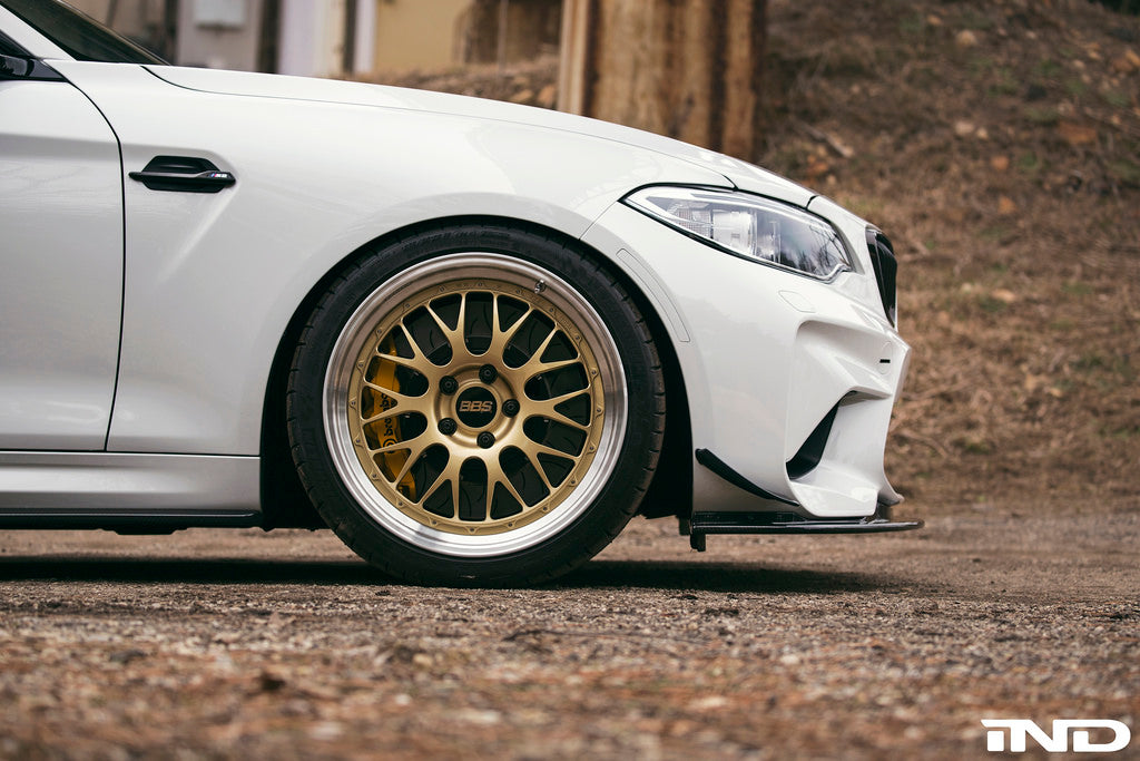 3d design f87 m2 carbon fiber front lip spoiler - iND Distribution