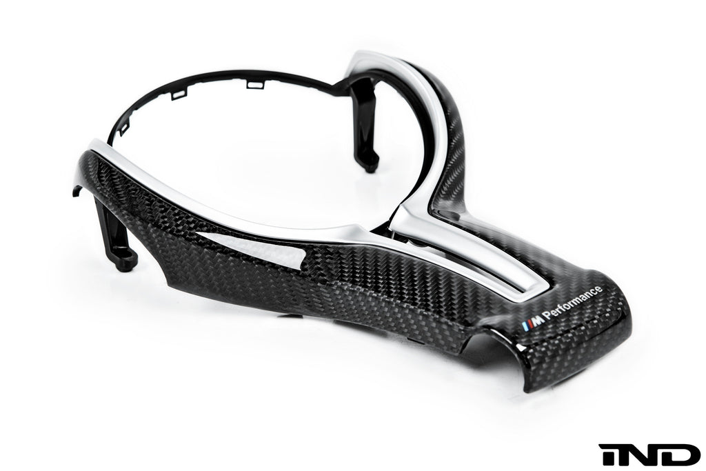 BMW m Performance gloss carbon steering wheel trim - iND Distribution