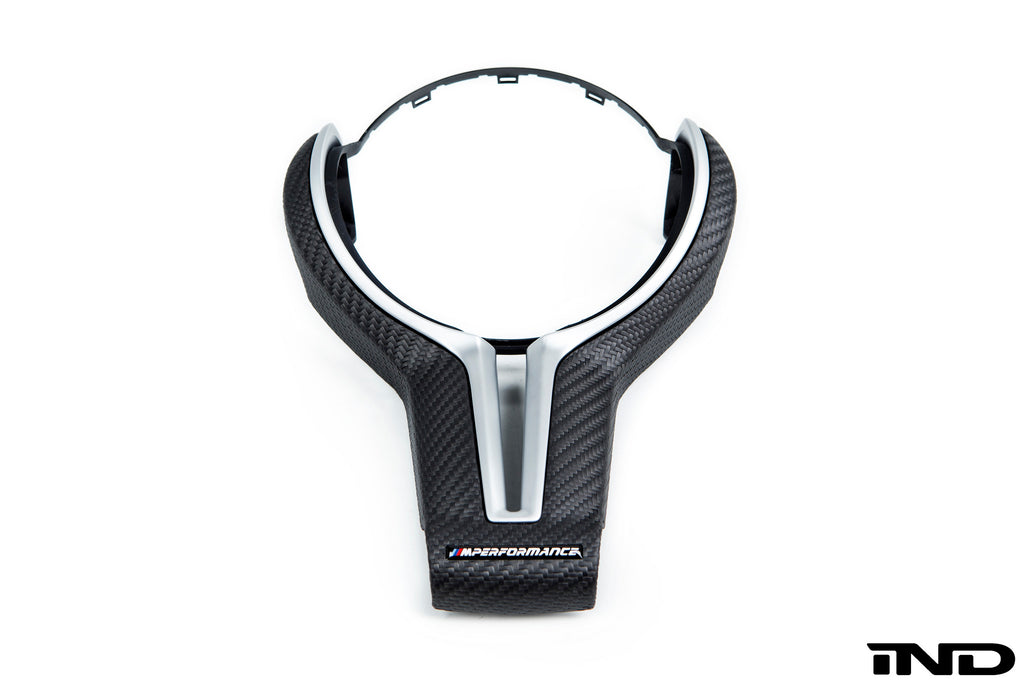 BMW m Performance matte carbon steering wheel trim - iND Distribution