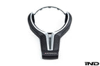 BMW m Performance matte carbon steering wheel trim - iND Distribution