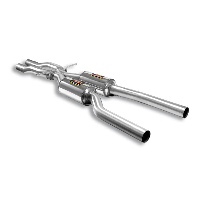 Supersprint AUDI S6 C6 Typ 4FQUATTRO '06 ->'11 Centre Exhaust + "X-Pipe"