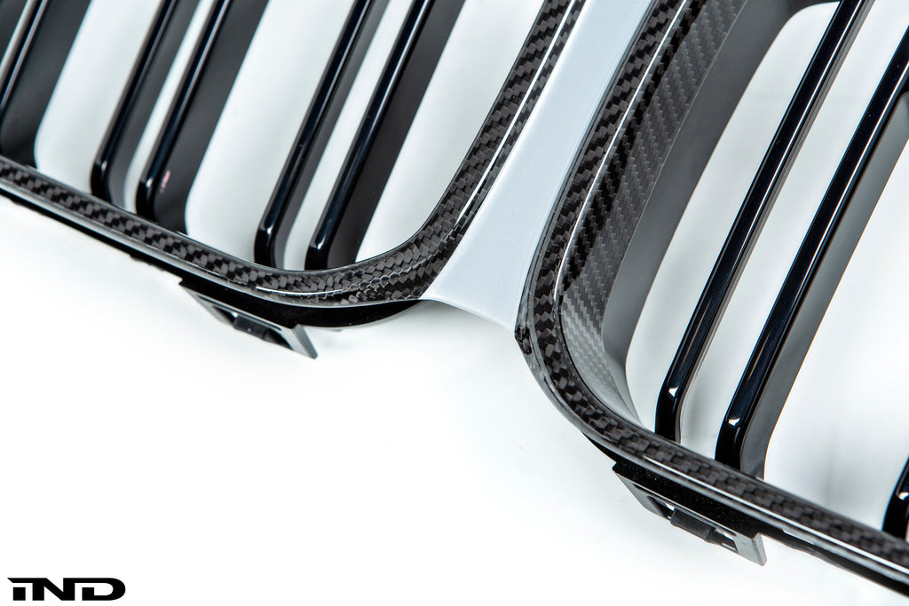 BMW m Performance f87 m2 carbon front kidney grille - iND Distribution