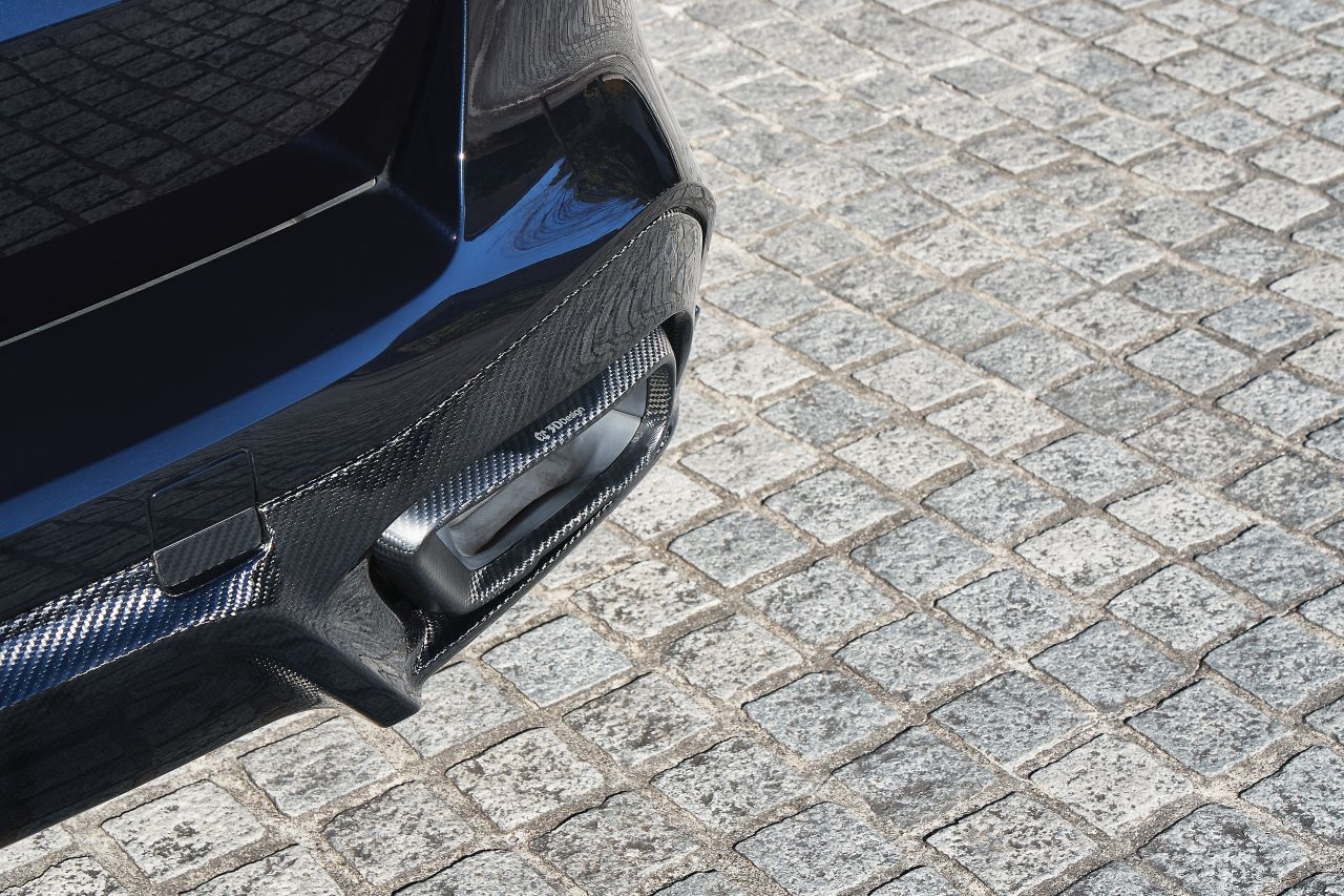 3D Design G0X X5 / X6 / X7 M-Sport Carbon Tail Pipe Trim Set