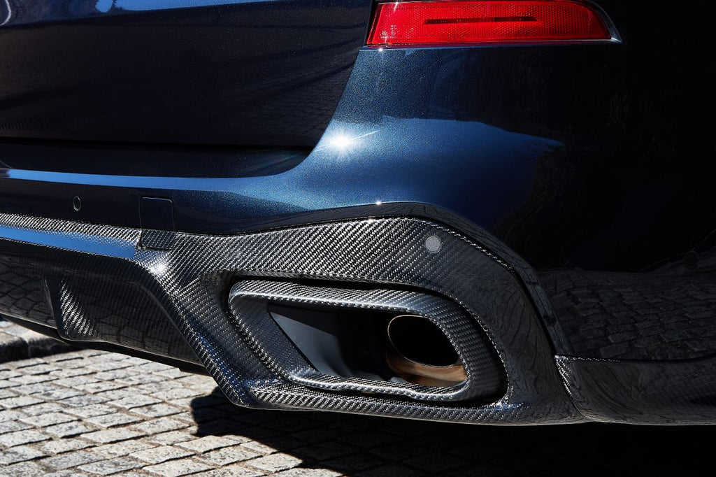 3D Design G0X X5 / X6 / X7 M-Sport Carbon Tail Pipe Trim Set
