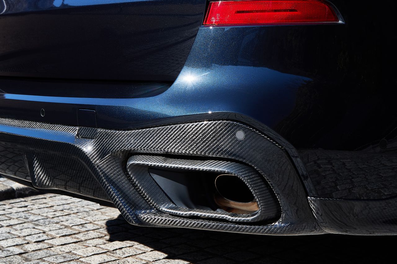 3D Design G0X X5 / X6 / X7 M-Sport Carbon Tail Pipe Trim Set