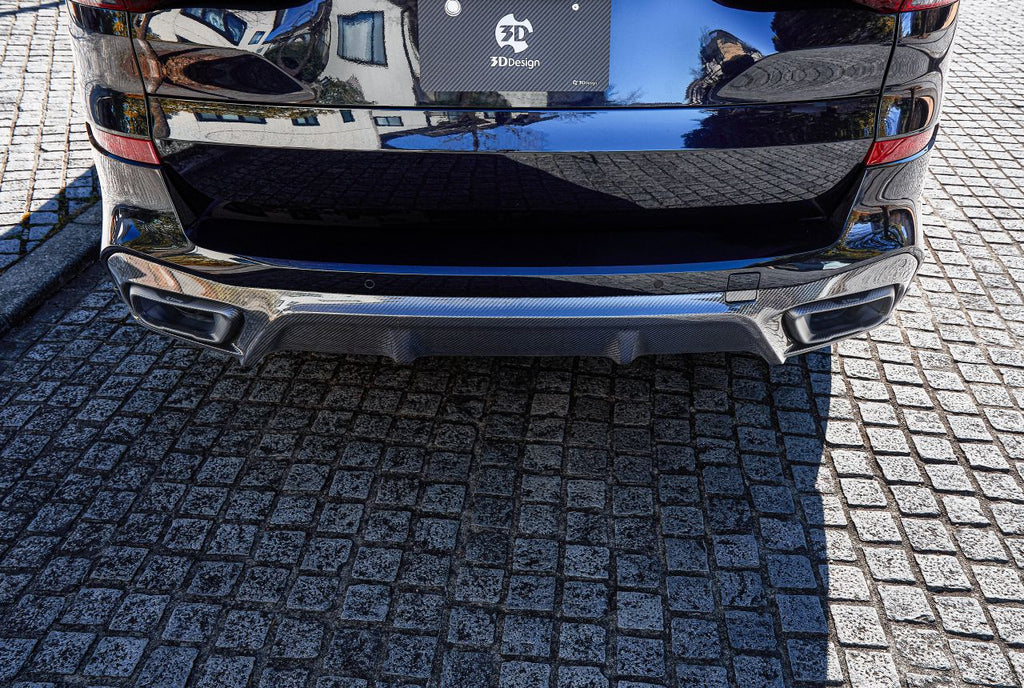 3D Design G0X X5 / X6 / X7 M-Sport Carbon Tail Pipe Trim Set