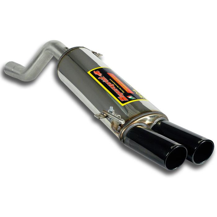 Supersprint GRANDE PUNTO ABARTH (199) Rear Exhaust Oo80 "Gun Metal Grey"