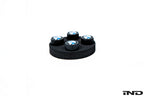 BMW OEM roundel black valve stem cap set - iND Distribution