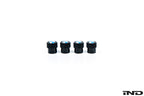 BMW OEM roundel black valve stem cap set - iND Distribution