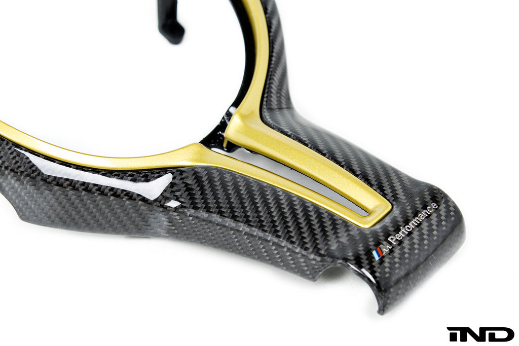 BMW m Performance gloss carbon steering wheel trim - iND Distribution