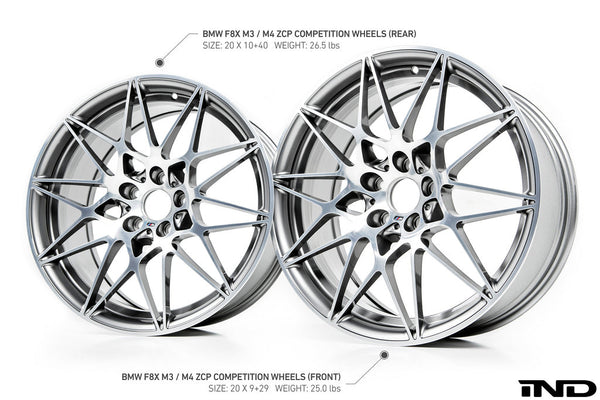 BMW OEM f8x m3 m4 style 666m competition package wheel set - iND ...