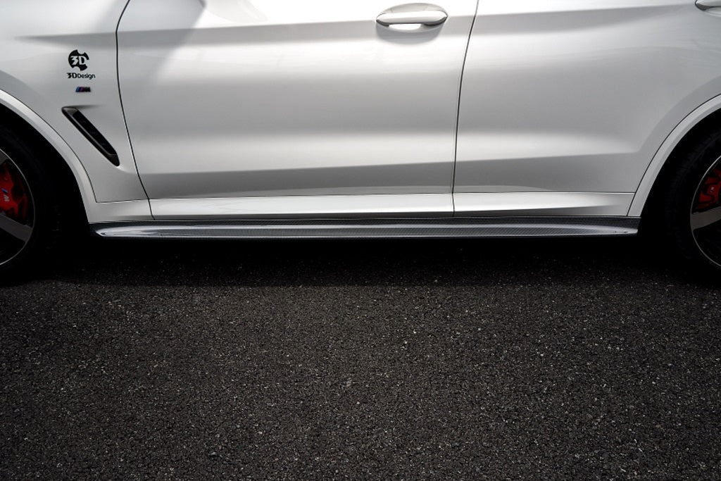 3D Design G01 X3 / G02 X4 Carbon Side Skirts