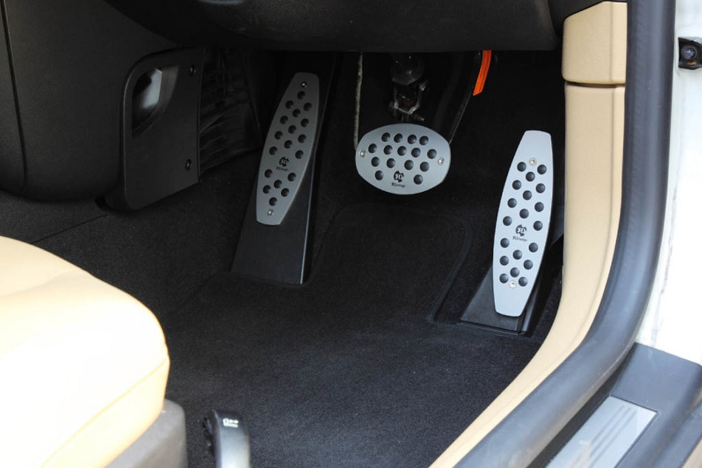 mini cooper pedal covers 3D Design 6102-07110 MINI Aluminum Pedal Kit
