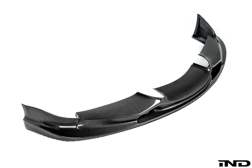 Front 3/4 view of 3D Design A90 Supra Carbon Front Lip