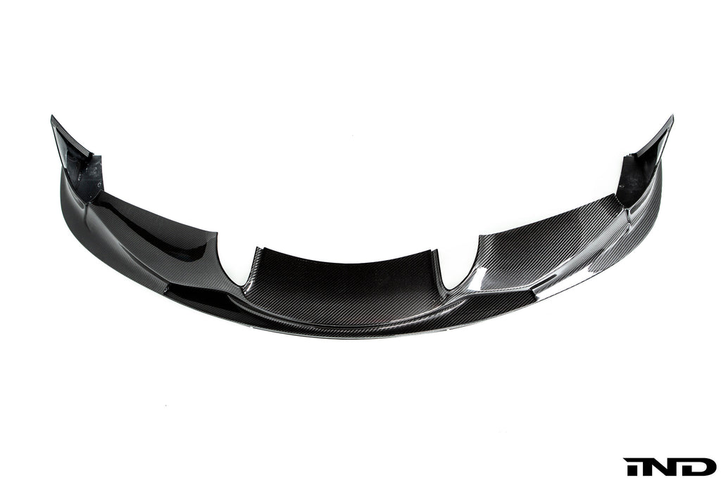 Top view of 3D Design A90 Supra Carbon Front Lip