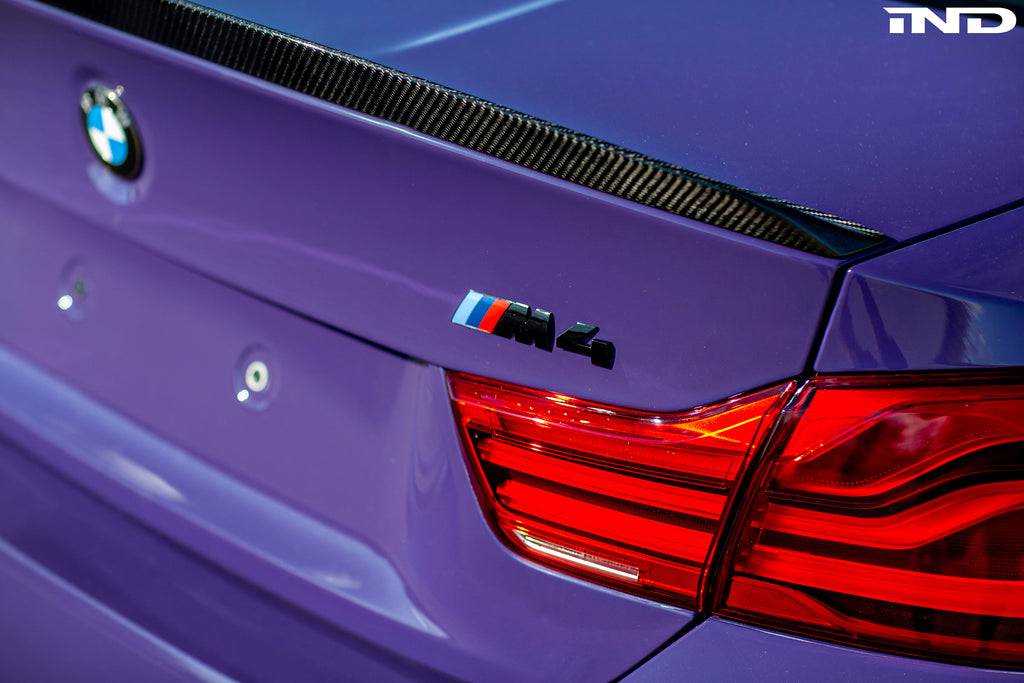 3d design f82 m4 dry carbon fiber trunk spoiler - iND Distribution