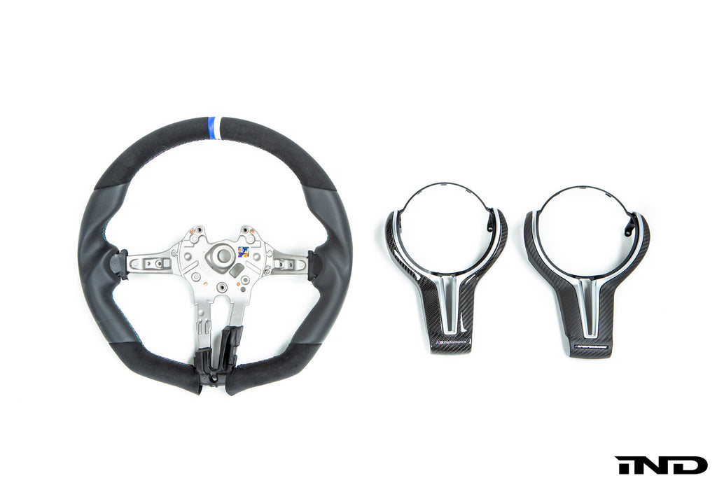 3d design f8x m2 m3 m4 alcantara leather steering wheel - iND Distribution