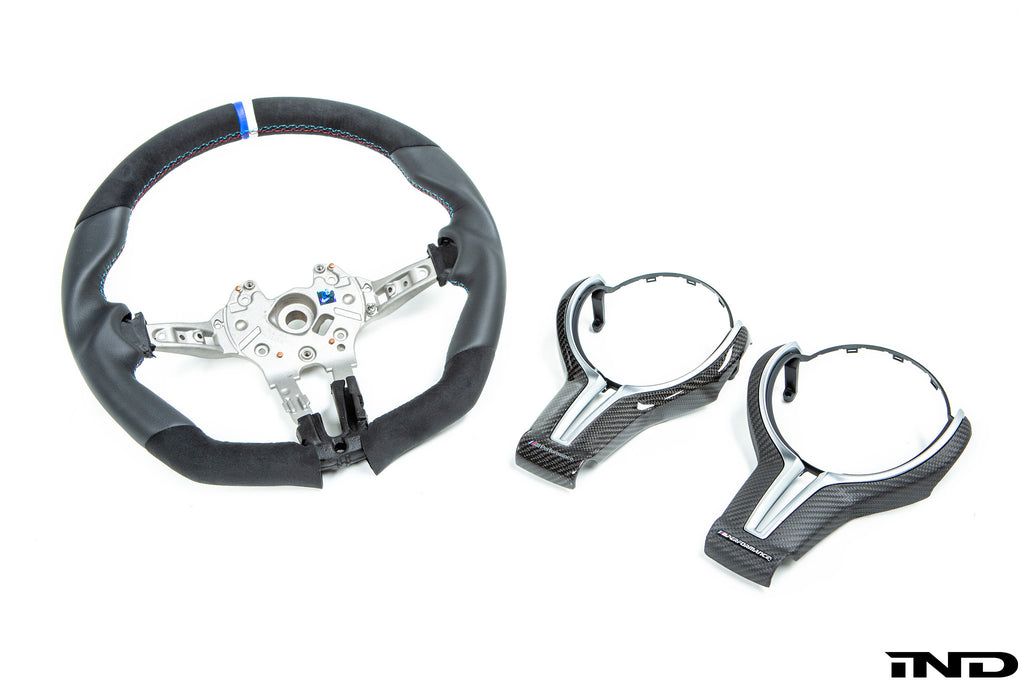 3d design f8x m2 m3 m4 alcantara leather steering wheel - iND Distribution