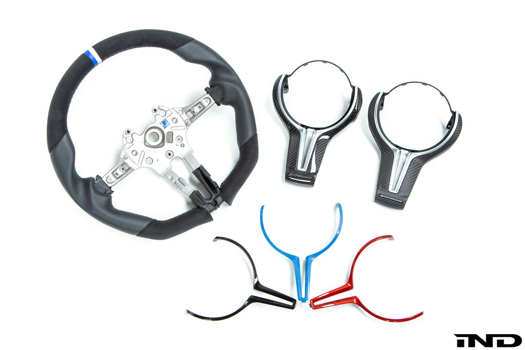 3d design f8x m2 m3 m4 alcantara leather steering wheel - iND Distribution