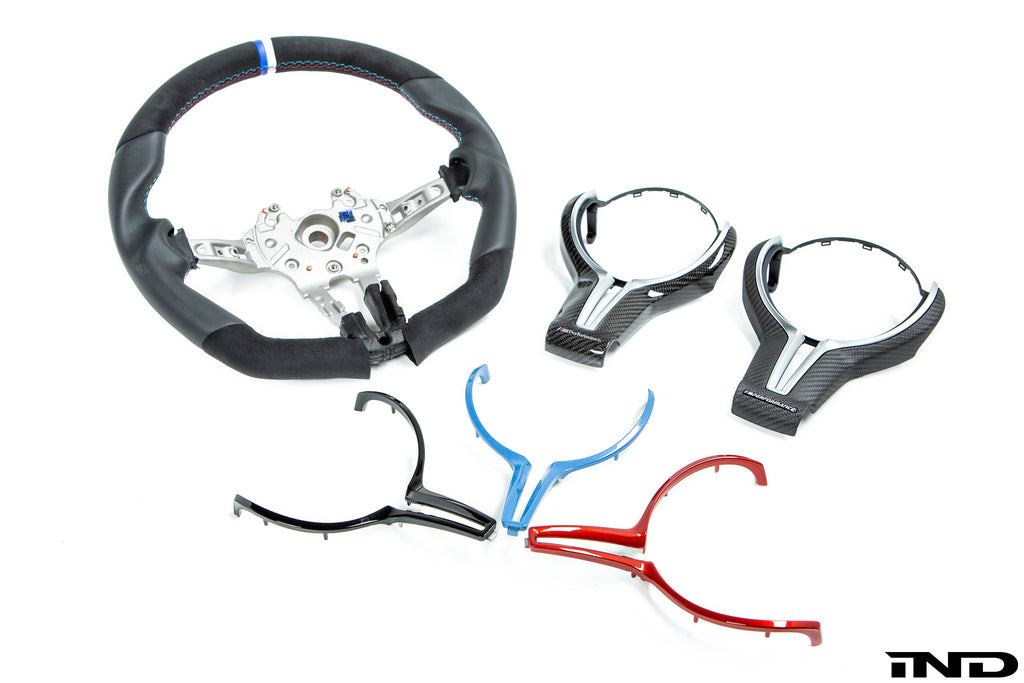 3d design f8x m2 m3 m4 alcantara leather steering wheel - iND Distribution