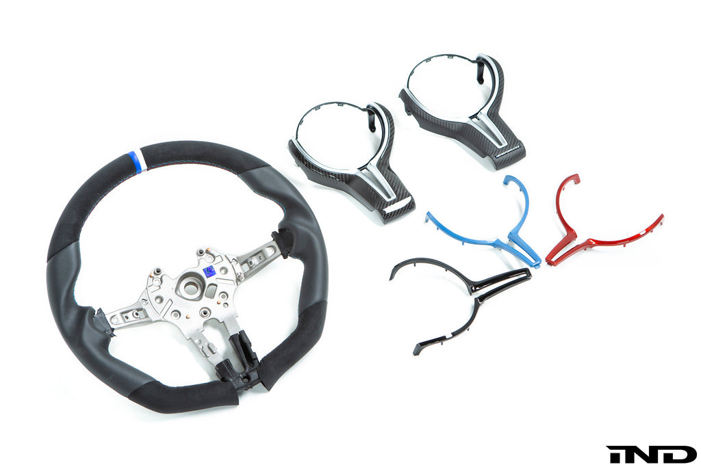 3d design f8x m2 m3 m4 alcantara leather steering wheel - iND Distribution