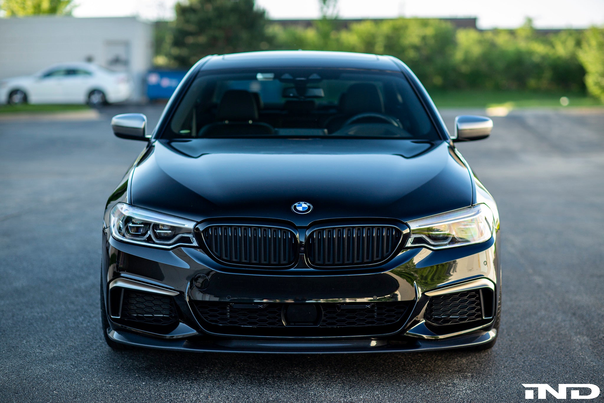 3d design g30 5 series carbon front lip spoiler - iND Distribution