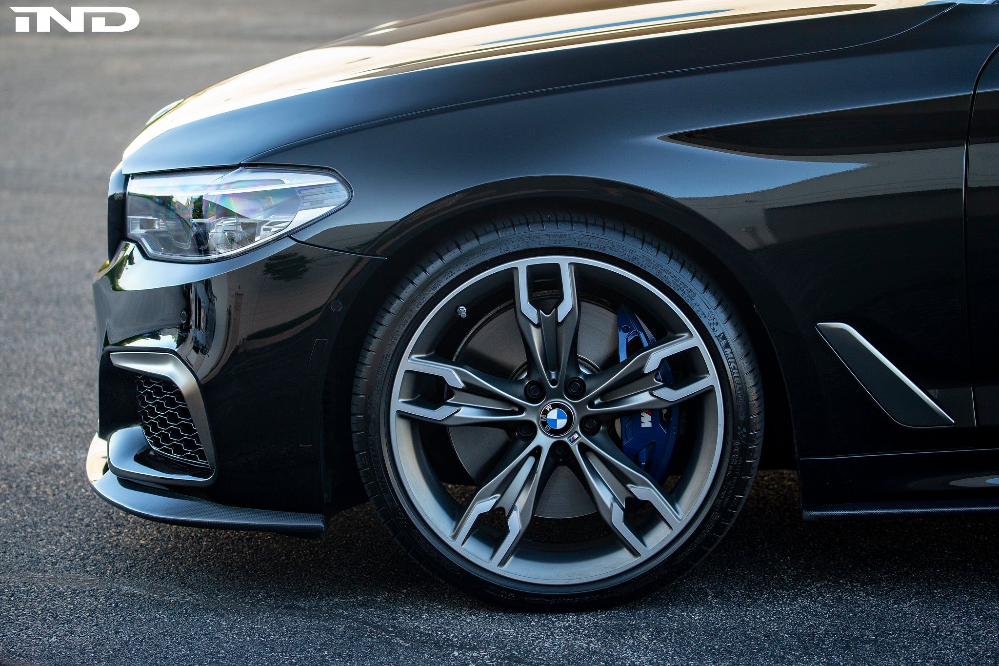 3d design g30 5 series carbon front lip spoiler - iND Distribution