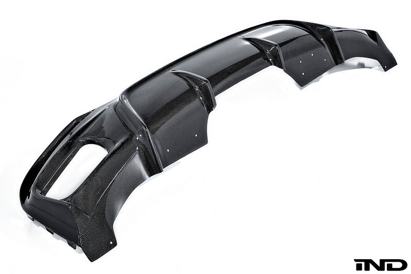 3d design f16 x6 m sport carbon fiber rear diffuser - iND Distribution
