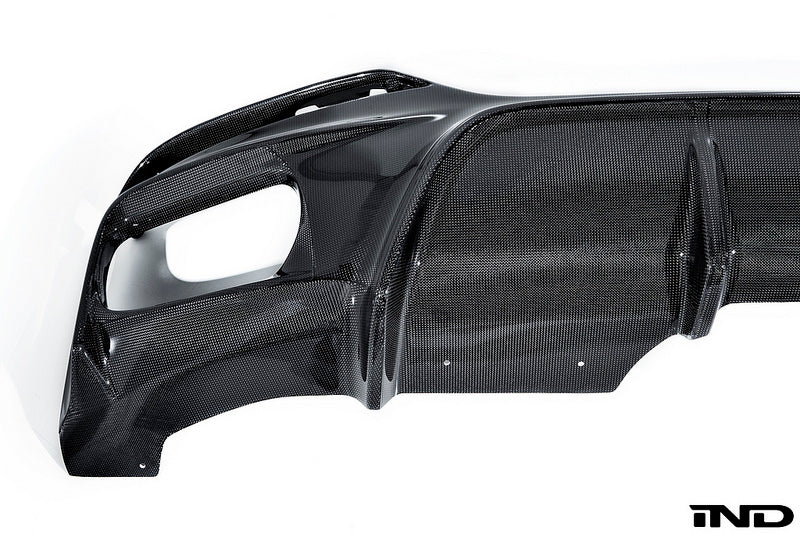 3d design f16 x6 m sport carbon fiber rear diffuser - iND Distribution