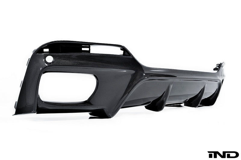 3d design f16 x6 m sport carbon fiber rear diffuser - iND Distribution