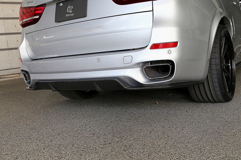 3d design f15 m sport carbon fiber rear diffuser - iND Distribution