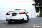 3d design f32 f36 m sport carbon fiber rear diffuser - iND Distribution
